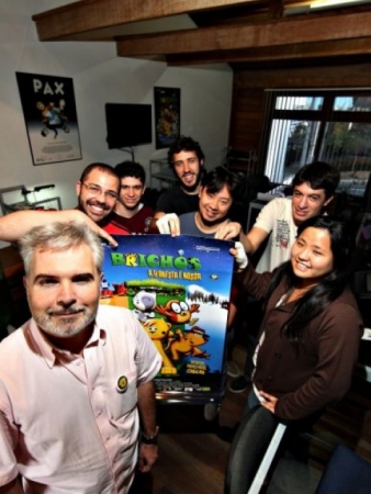 Paulo Munhoz e sua equipe: três anos de trabalho (foto: Albari Rosa / Gazeta do Povo)