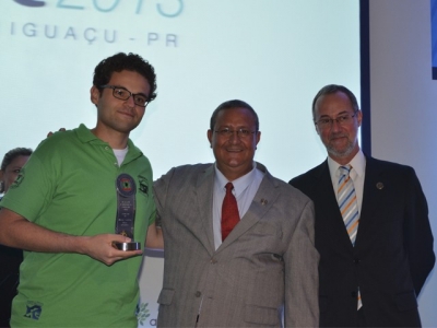 Mateus Freua recebe premiação no Zootec 2013